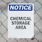 Signmission Chemical Storage Area OSHA Notice Sign, Plastic, 7in W x 10in L, 2PK OS-2PACK-NS-P-710-V-10570 - alternate 4